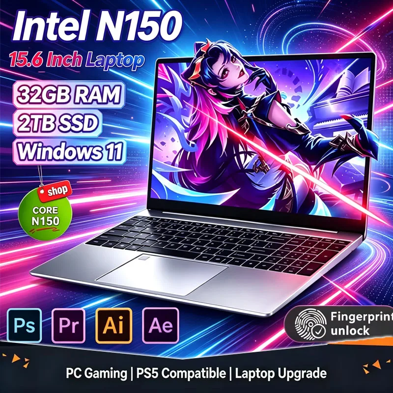 Ddr4 Laptop Ram - 2026 Nieuwe 15,6' Intel N150 Windows