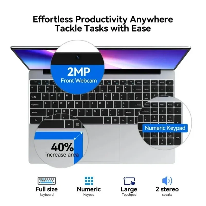 2026 Nieuwe 15,6' Intel N150 W - Ddr4 Laptop Ram recensie en prijs