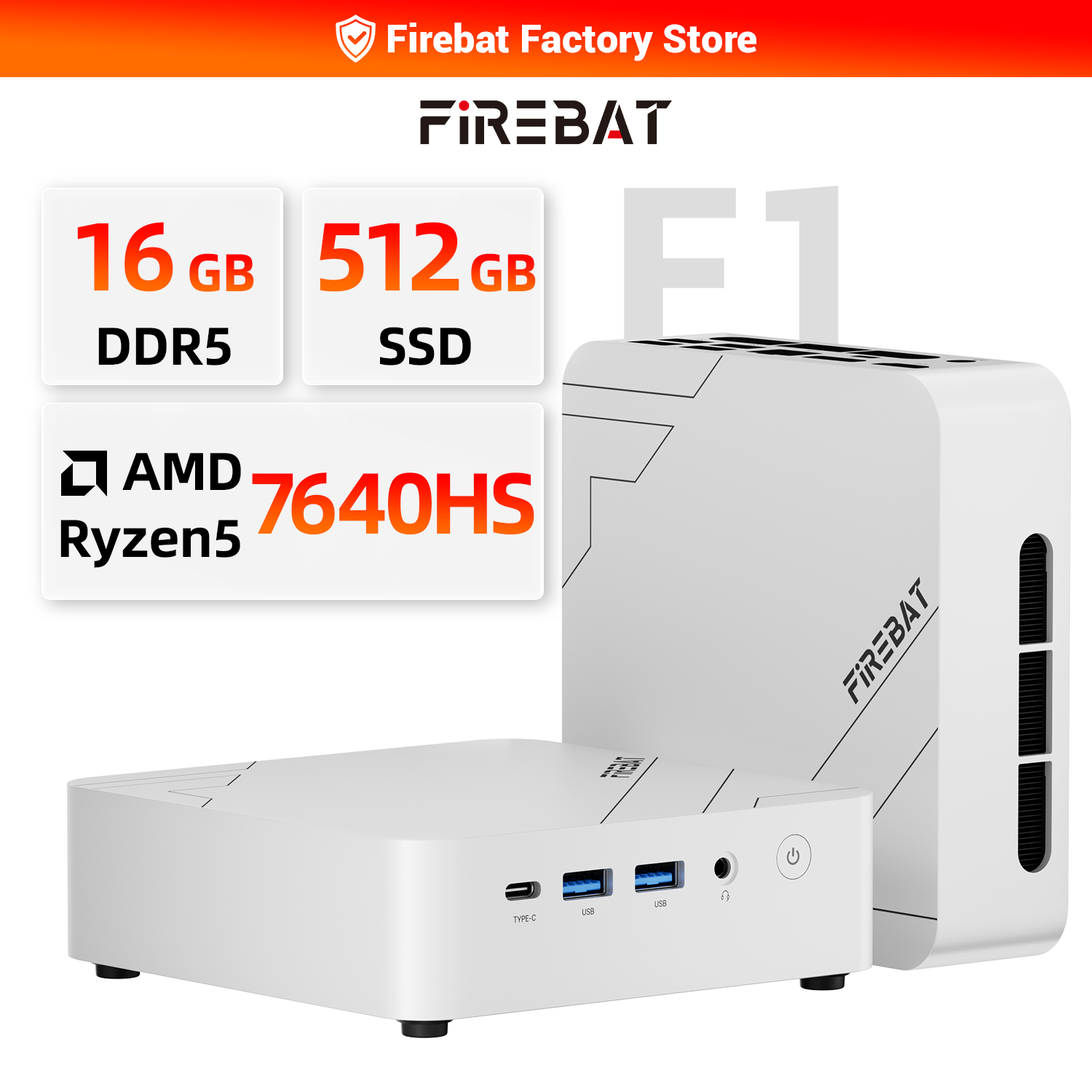 FIREBAT F1 MINI PC AMD Ryzen 5 - Ram Memory Module recensie en prijs