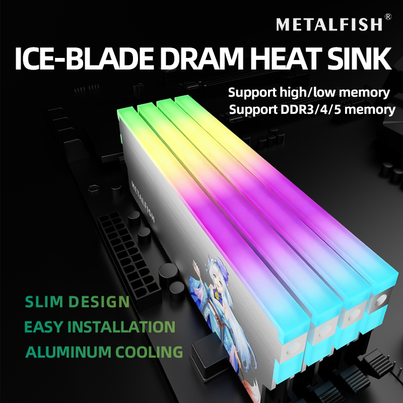 METALFISH DRAM Heatsink 5V-3PI - Ddr4 Desktop Ram recensie en prijs